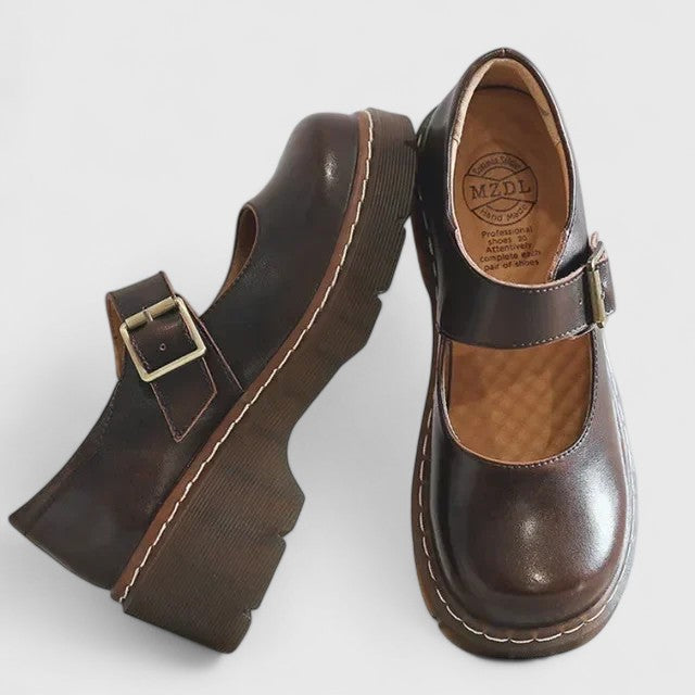 Ileana | Pantofi Mary Jane cu Platformă Aveline