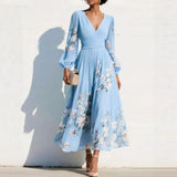 Viorel – Rochie Midi Florală de o Eleganță Primăvăratecă