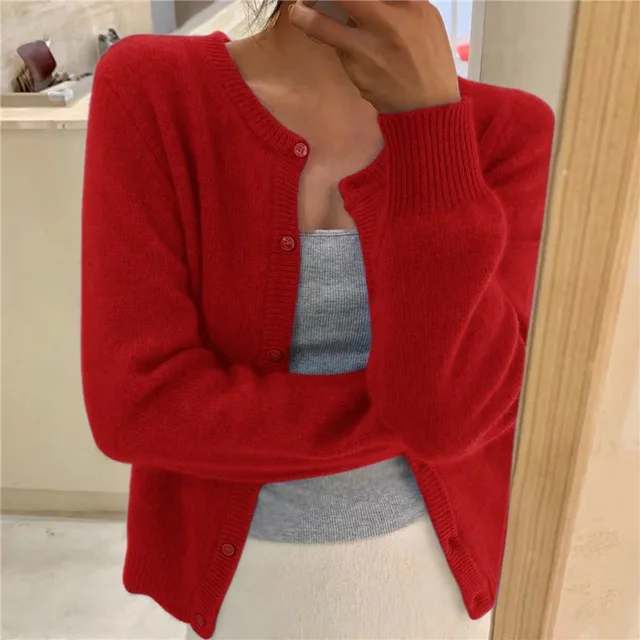 Elena – Cardigan moale cu nasturi