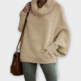 Ulrike | Pulover Elegant cu Guler Înalt
