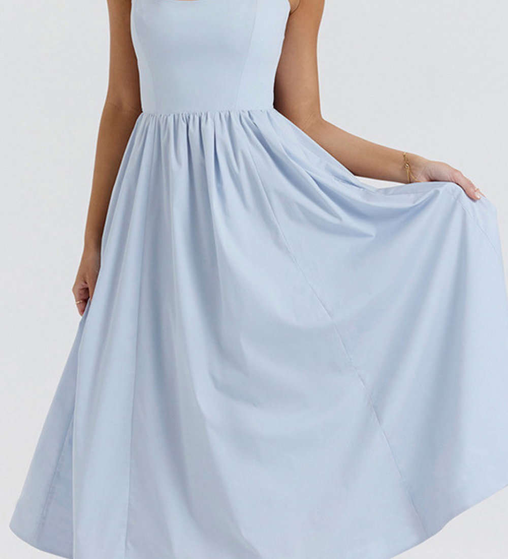 ESTELLE | Rochie Midi cu Corset Elegantă de Vară