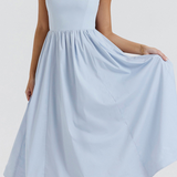 ESTELLE | Rochie Midi cu Corset Elegantă de Vară