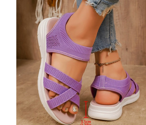 Alina - Sandale confortabile din tricot