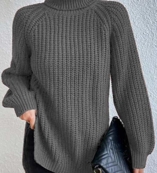Sophia | Pulover elegant cu guler înalt