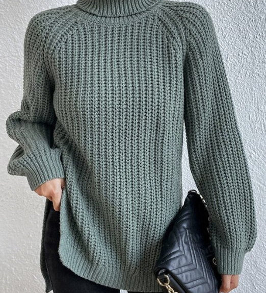 Sophia | Pulover elegant cu guler înalt