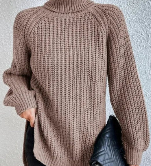 Sophia | Pulover elegant cu guler înalt