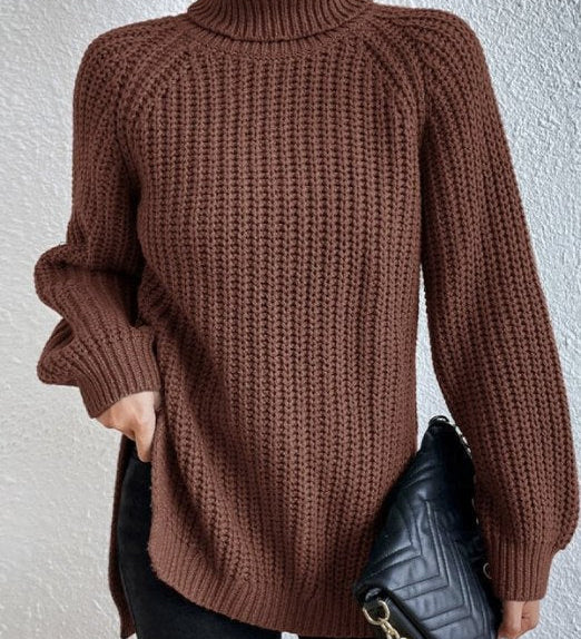 Sophia | Pulover elegant cu guler înalt