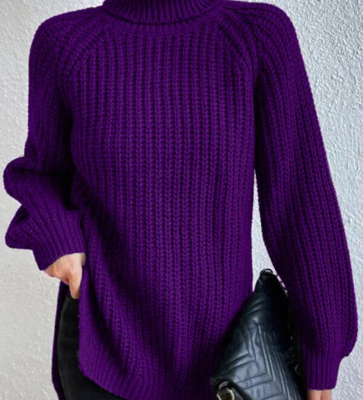 Sophia | Pulover elegant cu guler înalt