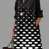 Yvonne - Rochie midi-kimono elegantă