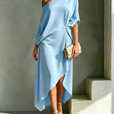 CAMILA™ │ ROCHIE ELEGANTĂ ASIMETRICĂ