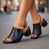 Melanie Marie | Pantofi slingback cu toc