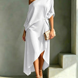 CAMILA™ │ ROCHIE ELEGANTĂ ASIMETRICĂ