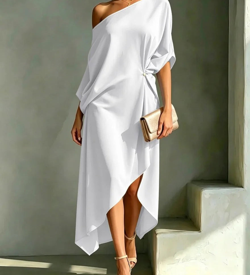 CAMILA™ │ ROCHIE ELEGANTĂ ASIMETRICĂ