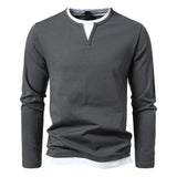 Alwin | Tricou cu mânecă lungă premium din bumbac pieptănat
