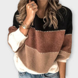 Elisa | Pulover Retro cu Dungi