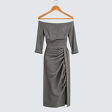 Apolonia | Rochie midi stilată