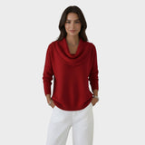 Dora | Pulover Elegant cu Guler Structurat