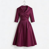 Ceryn | Rochie Midi din Satin