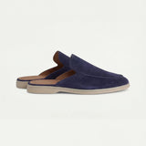 Mule Yacht din Suede Albastru Marin