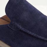 Mule Yacht din Suede Albastru Marin