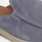 Mule Yacht din Suede Albastru Bebeluș