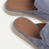 Mule Yacht din Suede Albastru Bebeluș