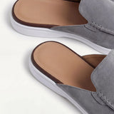Mule Yacht din Suede Gri