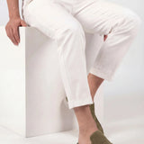 Mule Yacht din Suede Verde Oliv