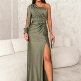KATJA | Rochie Maxi Glamouroasă cu Un Umăr