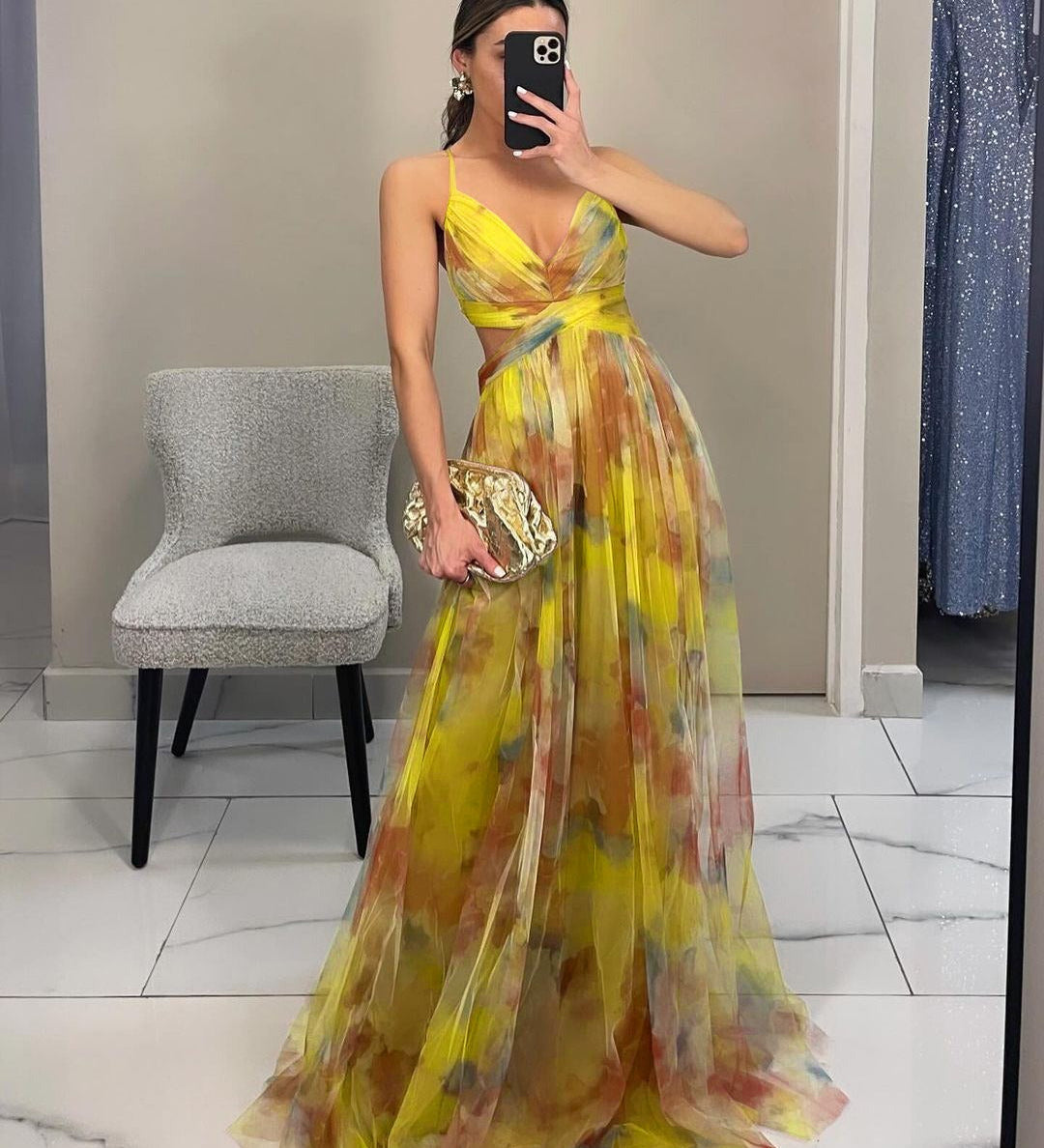 GISELLE | Rochie Maxi din Chiffon