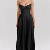 MARCELLA | Rochie maxi cu cădere delicată