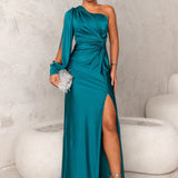 KATJA | Rochie Maxi Glamouroasă cu Un Umăr