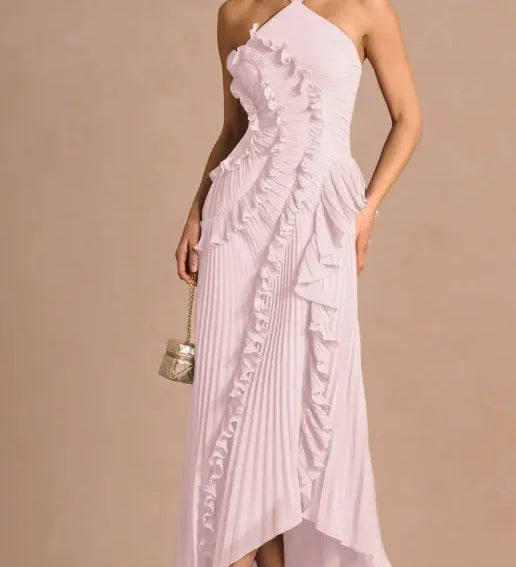 LIYANA | Rochie cu volane spiralate