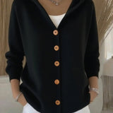 Fleur | Cardigan moale cu glugă