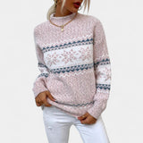 Maja | Pulover cu Model Nordic Retro
