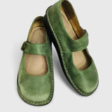 Ileana | Pantofi Mary Jane cu Aspect Patinat Monique