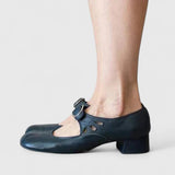 Ileana | Pantofi Mary Jane Retro cu Cataramă Rotundă Léa