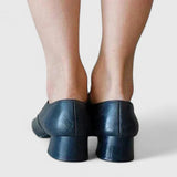 Ileana | Pantofi Mary Jane Retro cu Cataramă Rotundă Léa