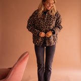 Luana – Jachetă cu imprimeu leopard