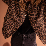 Luana – Jachetă cu imprimeu leopard