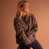 Luana – Jachetă cu imprimeu leopard