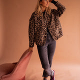 Luana – Jachetă cu imprimeu leopard