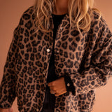Luana – Jachetă cu imprimeu leopard
