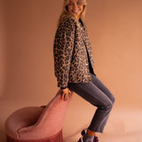 Luana – Jachetă cu imprimeu leopard