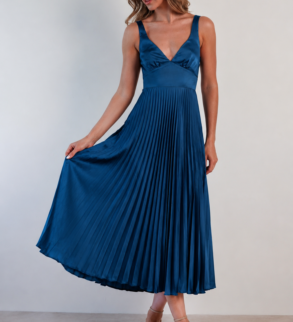 MALKA | Rochie maxi stilată cu cădere delicată