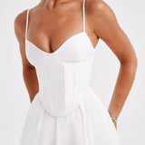 MAILEEN | Rochie Midi Elegantă în Stil Corset
