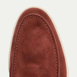 Loafer Clasic din Suede Bordeaux