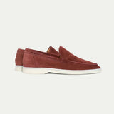 Loafer Clasic din Suede Bordeaux