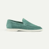 Loafer Clasic din Suede Albastru Apple