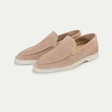 Loafer Clasic din Suede Bej